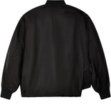 Black CDG Asymmetrische MA-1 Bomber Jacke