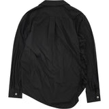 Black CDG Asymmetrisches Rüschenhemd