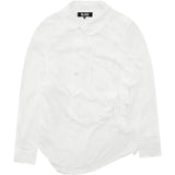 Black CDG Asymmetrisches Rüschenhemd