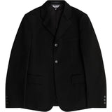 Black CDG Reversible Frilled Jacket