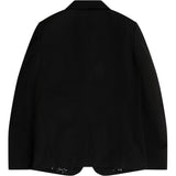 Black CDG Reversible Frilled Jacket