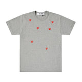 Play Comme des Garçons T-Shirt mit Streu-Herzen