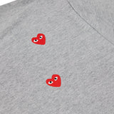 Play Comme des Garçons T-Shirt mit Streu-Herzen