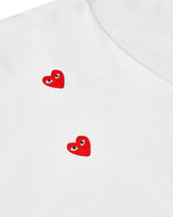 Play Comme des Garçons Scattered Hearts Print T-shirt - Weiss