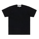 Play Comme des Garçons Klassisches T-shirt mit rotem Herz auf dem Rücken - Schwarz
