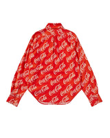 ERL Coca-Cola Printed Button Up Shirt