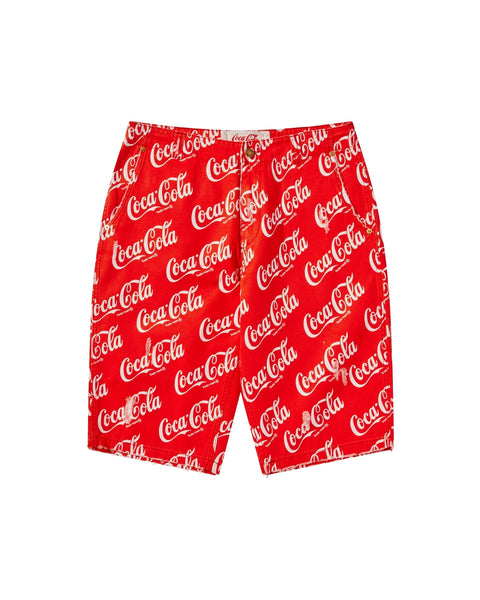 ERL Coca-Cola Printed Canvas Shorts
