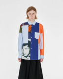 CDG SHIRT  Andy Warhol Herrenhemd aus Baumwoll-Popeline