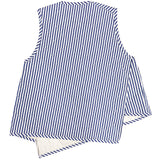 CDG SHIRT x Lavenham Diagonal geschnittene Thornham Streifen Weste