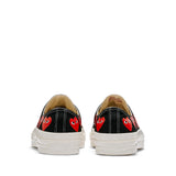 CDG PLAY x CONVERSE Chuck Taylor'70 Multiheart / Low Top / Schwarz