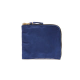 CDG Washed Leather Wallet - Navy SA3100WW