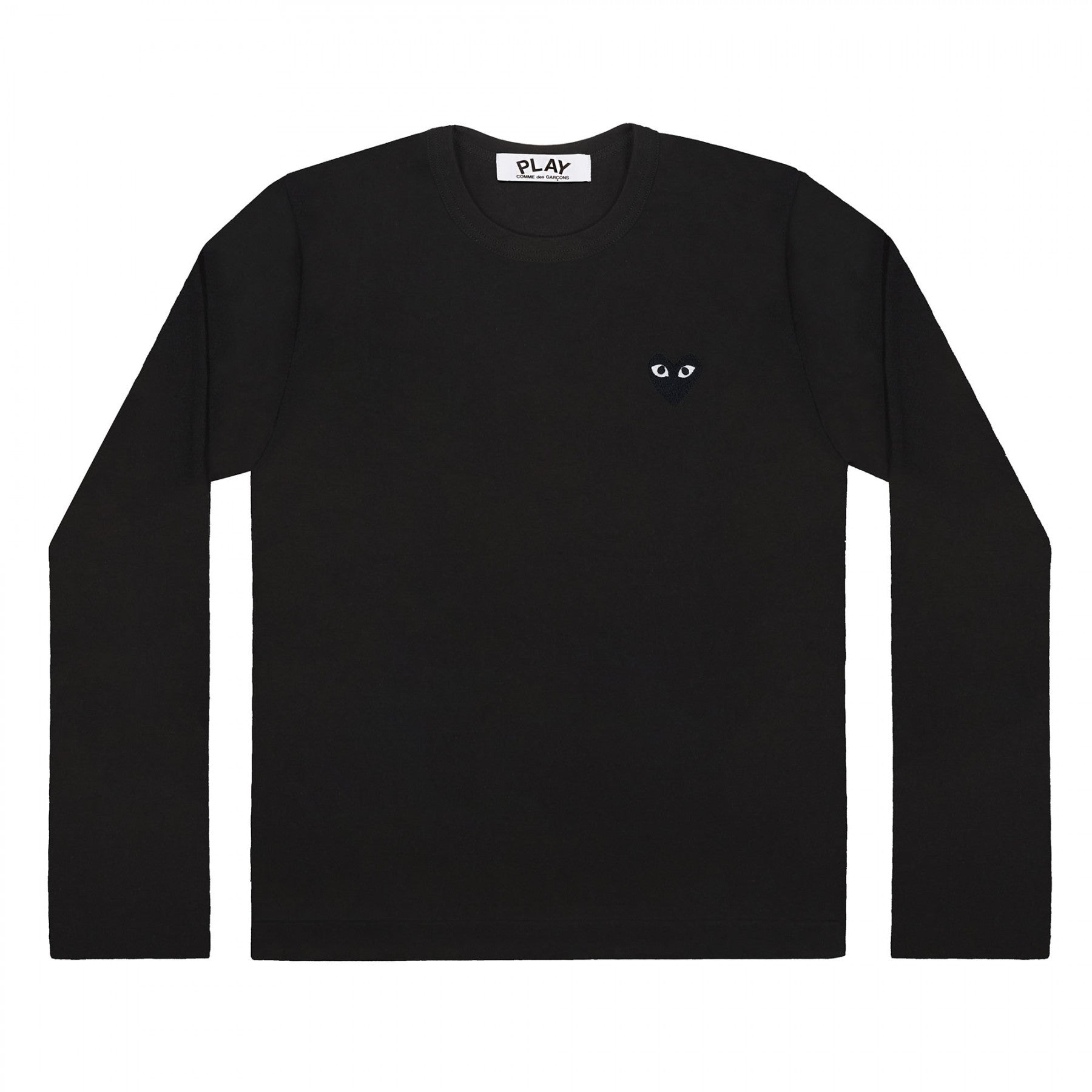 Langarma we shirt Longsleeve manche longue rotes Herz red heart logo emblem patch Comme des Garcons Commes des Garcon Comme de Garcons Comme de Garcon Comm des Garcons
