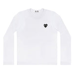 Langarma we shirt Longsleeve manche longue rotes Herz red heart logo emblem patch Comme des Garcons Commes des Garcon Comme de Garcons Comme de Garcon Comm des Garcons