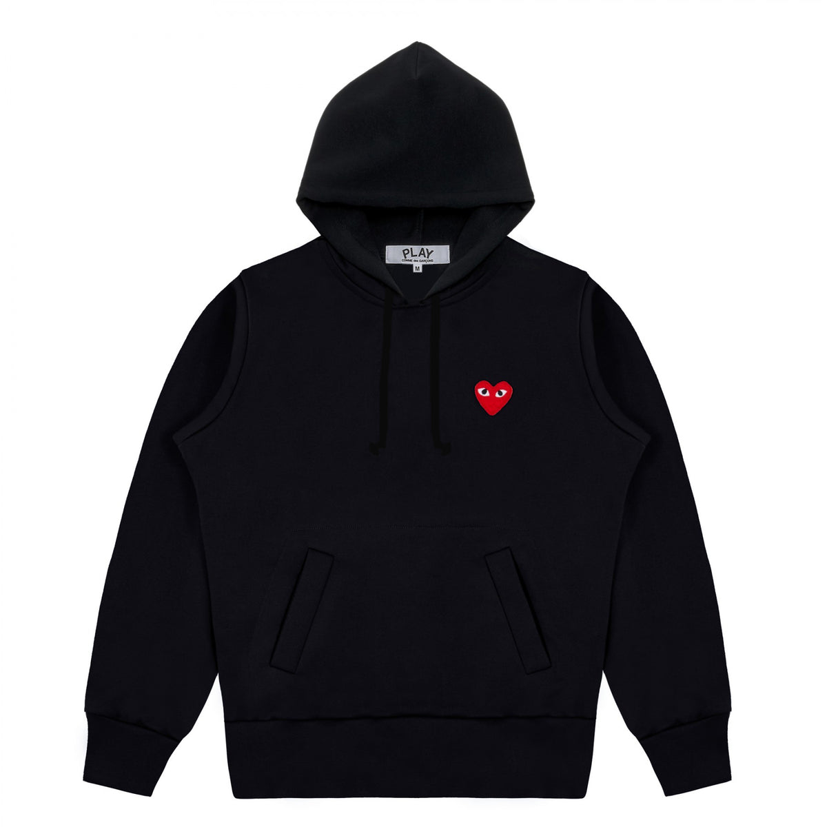 Play Comme des Garçons No Zip Hoodie - Black / Red Heart Emblem – COMME des  GARÇONS Germany