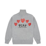 trainings jacke track jacket trackjacket zipjacke reißverschluss pulli sweatshirt sweater Jacke tracksuit rotes Herz red heart logo emblem patch Comme des Garcons Commes des Garcon Comme de Garcons Comme de Garcon Comm des Garcons