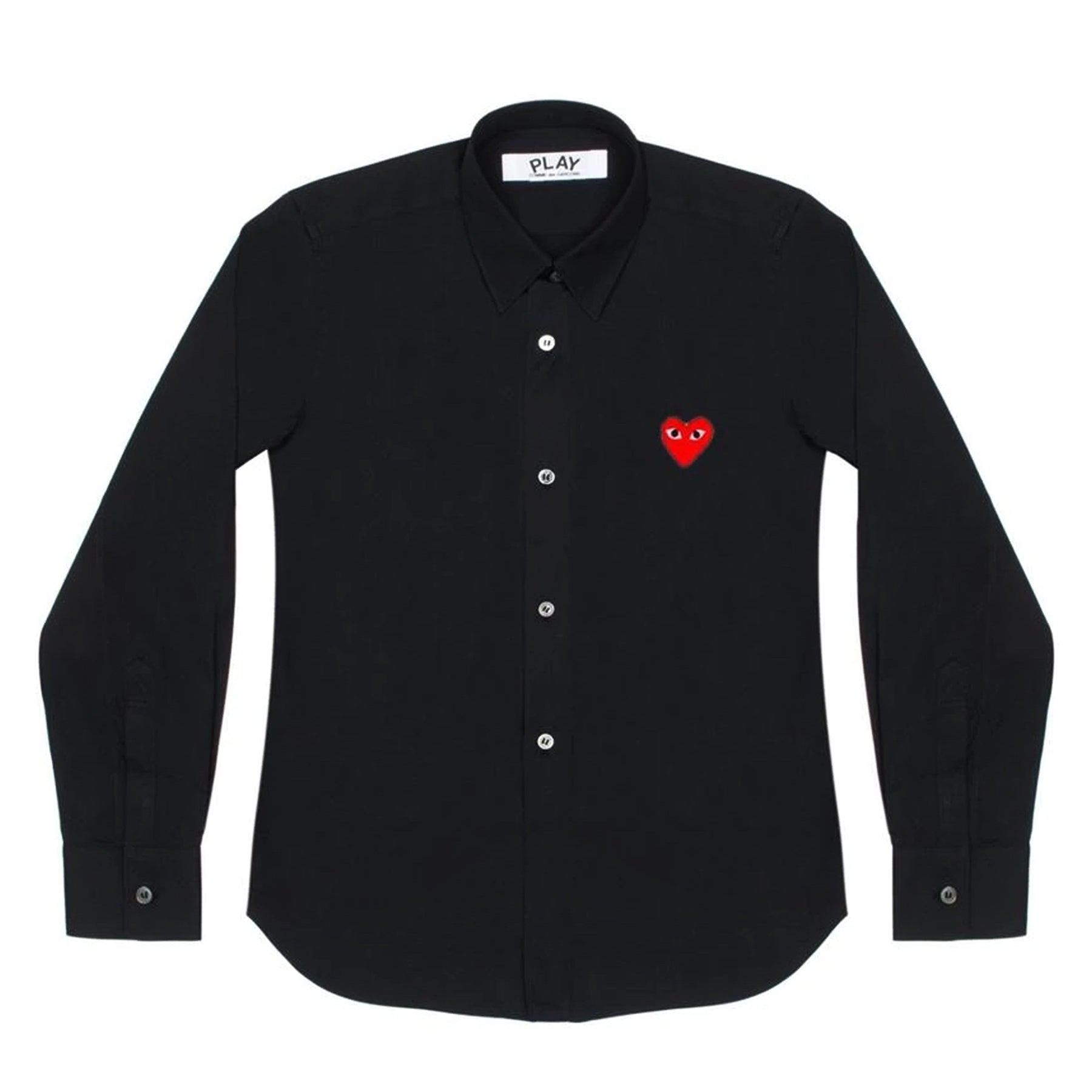 Play Comme des Garcons Shirt Black Red Heart Emblem COMME des GARCONS Germany