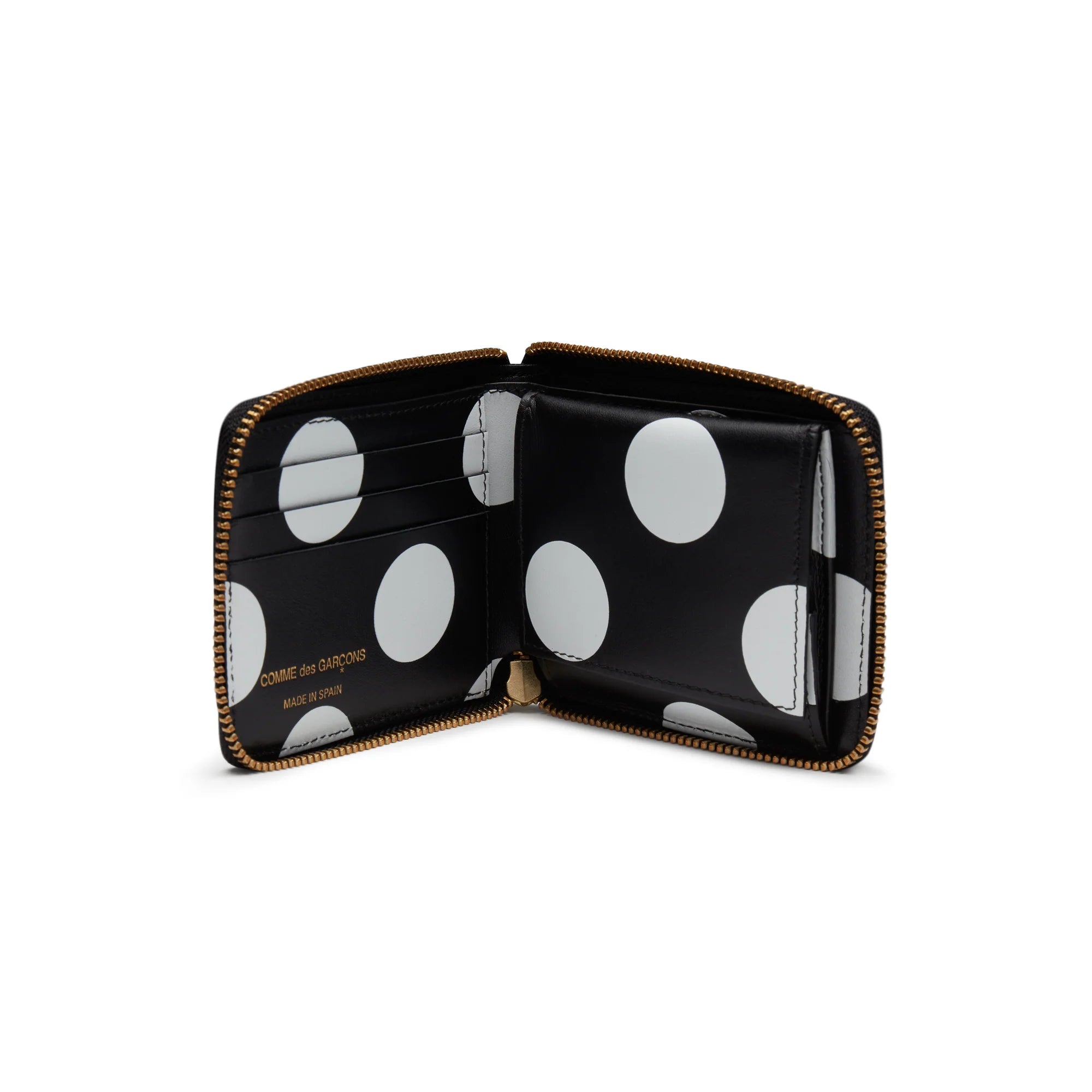 CDG Classic Print Wallet - Polka Dot Print / SA7100CP-2 – COMME 