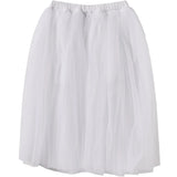 Black CDG Tulle Mid Length Skirt