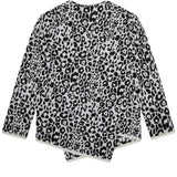Black CDG Printed Sweater