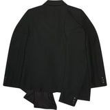 Black CDG Sleeve-Detail Jacket