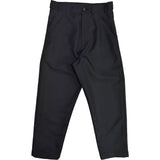 Black CDG Polyester Hosen