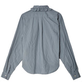 BLACK COMME des GARÇONS Ruffle Collar Blouse – Gray