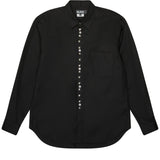 Black CDG Studded Blouse