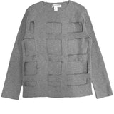 CDG SHIRT Pullover mit geometrischen Ausschnitten