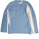 CDG SHIRT Overprint Pullover Blue