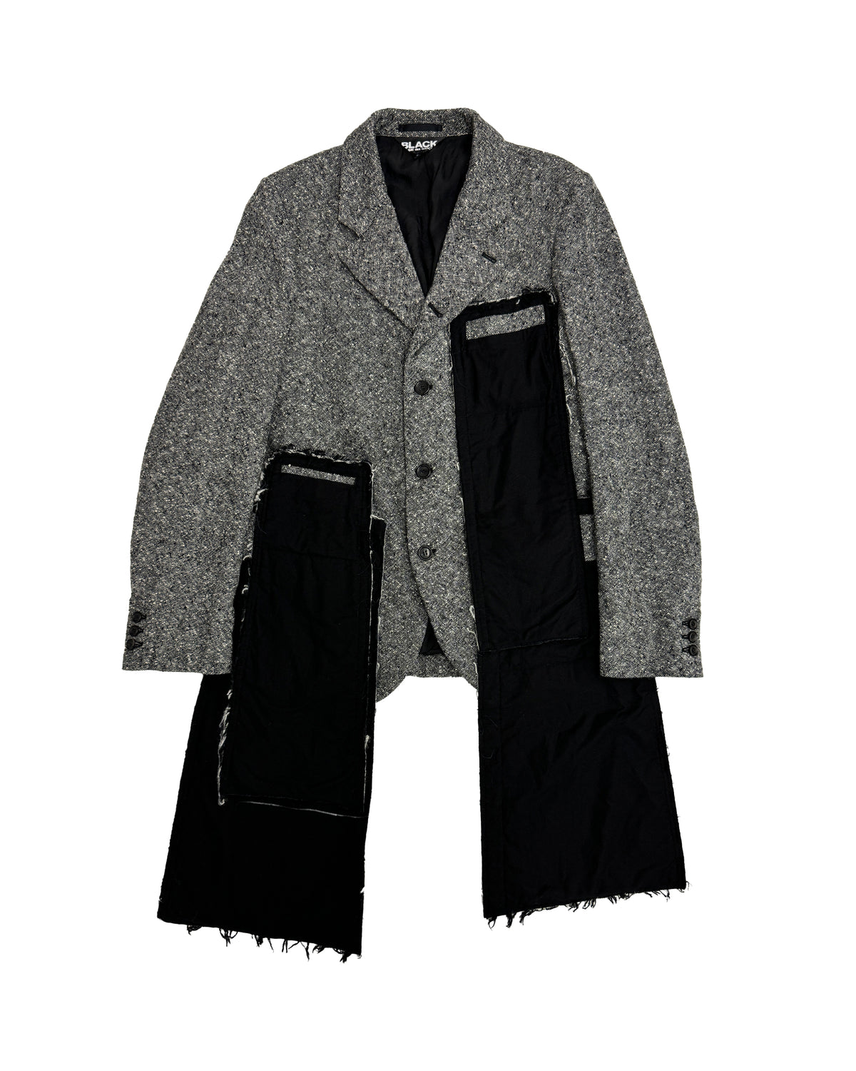 Black CDG Tweed Pocket Panel Jacket – COMME des GARÇONS Germany