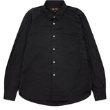 Black CDG Hemd mit Knitter-Look