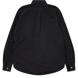 Black CDG Hemd mit Knitter-Look