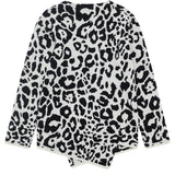 Black CDG Asymetrischer Sweater
