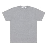 Play Comme des Garçons Klassisches T-shirt mit rotem Herz auf dem Rücken - Grau