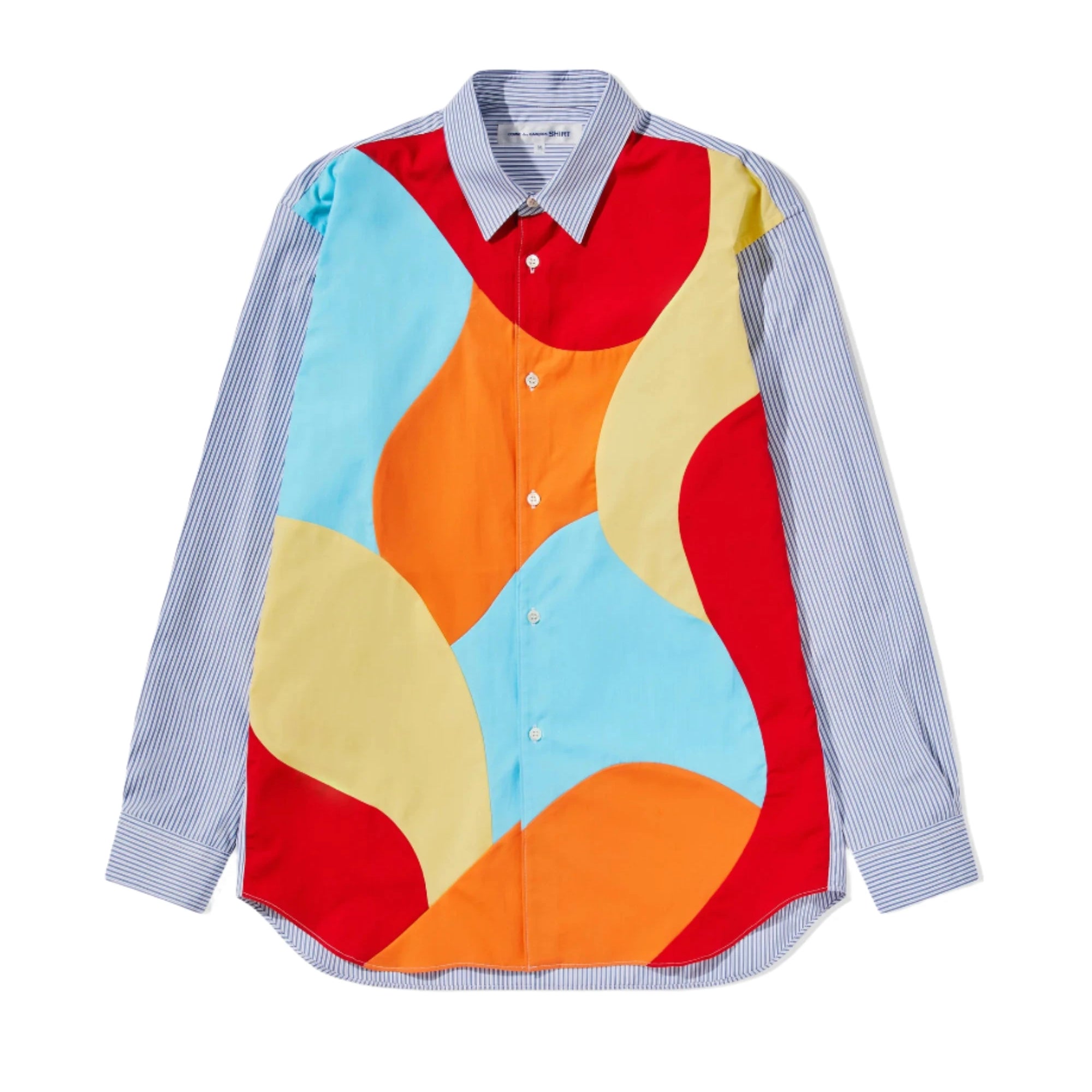 Comme des garcons patchwork shirt deals