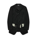 Black CDG FW23 / Buckle Detail Jacket