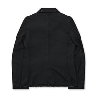 Black CDG FW23 / Raw Hem Jacket
