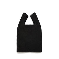 Black CDG FW23 / Wool Tote Bag