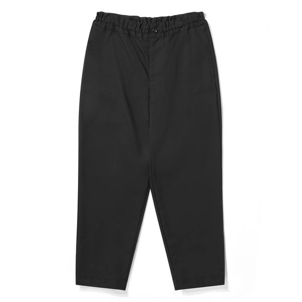 Black CDG Tapered Wool Pants