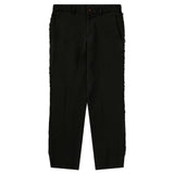 BLACK COMME des GARÇONS Hose mit Seitennaht-Detail – Schwarz