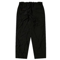 Black CDG Tapered Drawcord Trousers