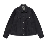 Black CDG Jeans Jacke