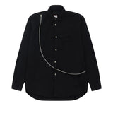 CDG SHIRT Hemd mit Reissverschluss Detail