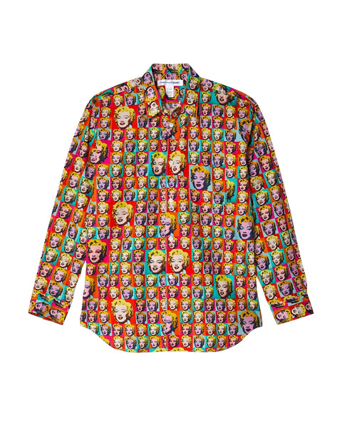 CDG SHIRT Andy Warhol Cotton Poplin Shirt
