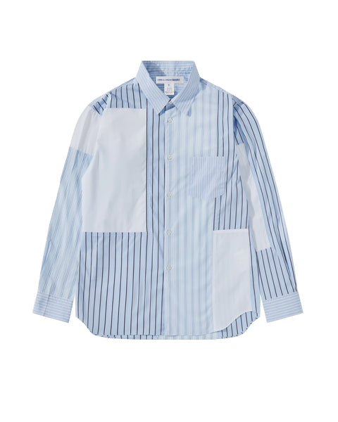 CDG SHIRT Cotton Stripe Poplin Shirt