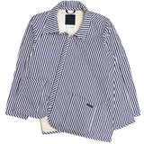 CDG SHIRT x Lavenham Diagonal geschnittene Thornham Streifen Jacke
