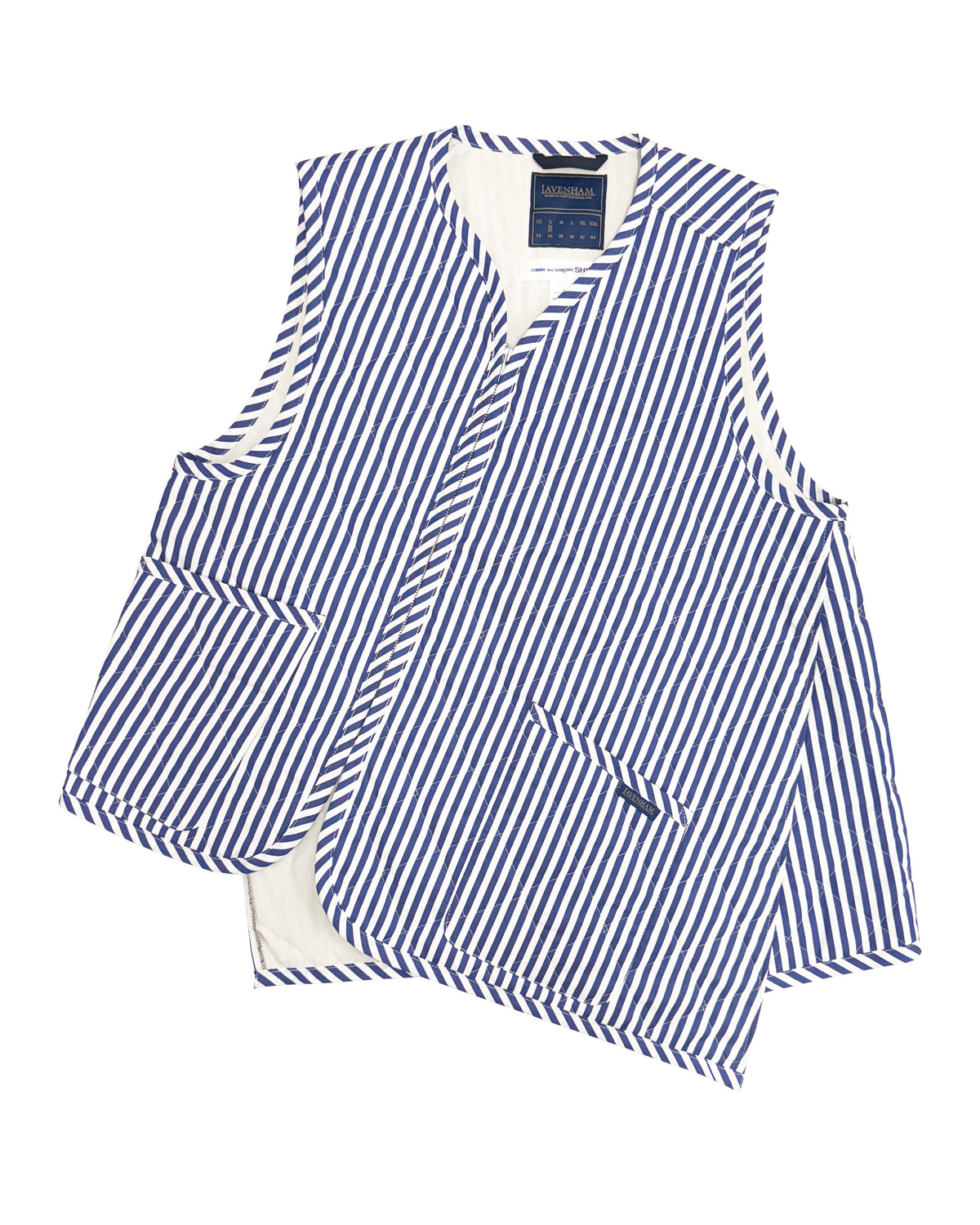 CDG SHIRT x Lavenham Bias Thornam Striped Vest – COMME des GARÇONS 