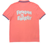 CDG SHIRT Fred Perry Polo Lachsfarben