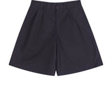 CDG SHIRT Kurze Bundfaltenhose mit aufgesetzten Taschen