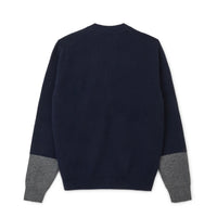 CDG Shirt Forever - Men's Cardigan Bi-Tone Navy/Grey